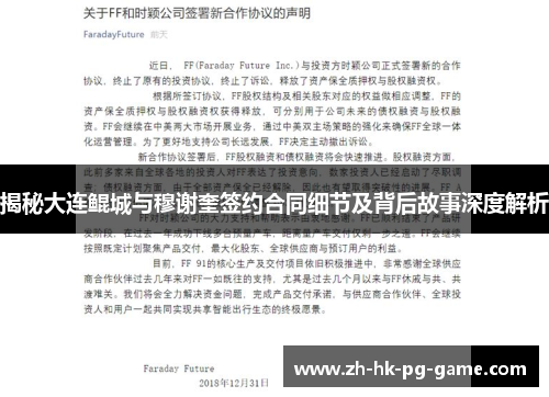 揭秘大连鲲城与穆谢奎签约合同细节及背后故事深度解析