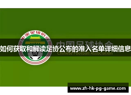 如何获取和解读足协公布的准入名单详细信息