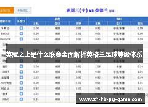 英冠之上是什么联赛全面解析英格兰足球等级体系 英冠之上是什么联赛全面解析英格兰足球等级体系
